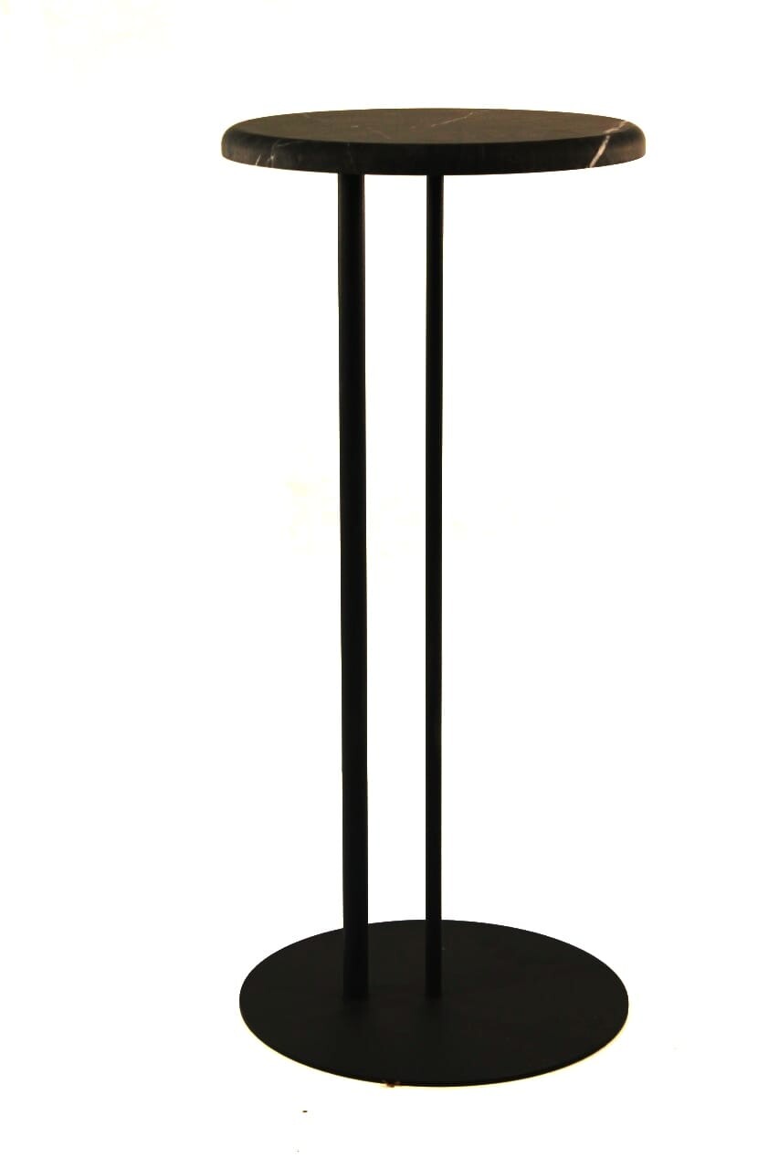 Кофейный столик на металлических ножках черный М015.0А59
