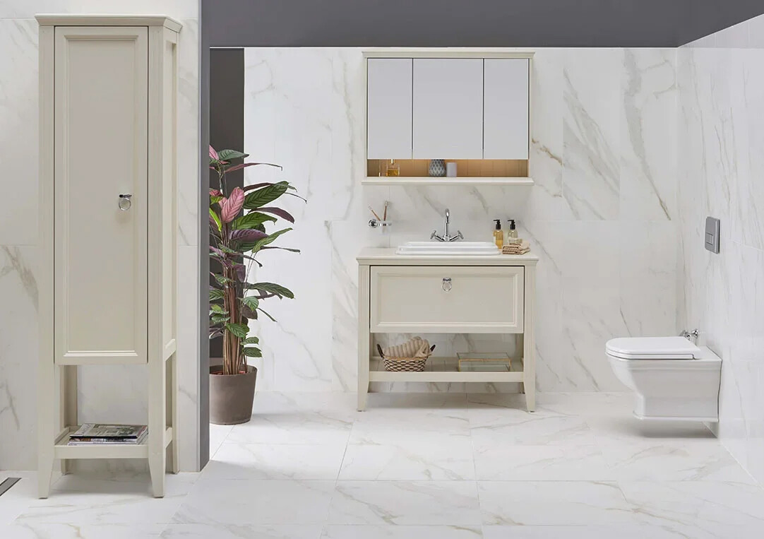 Раковина мебельная фарфоровая 100 см белая Stworki Valarte - изображение 7