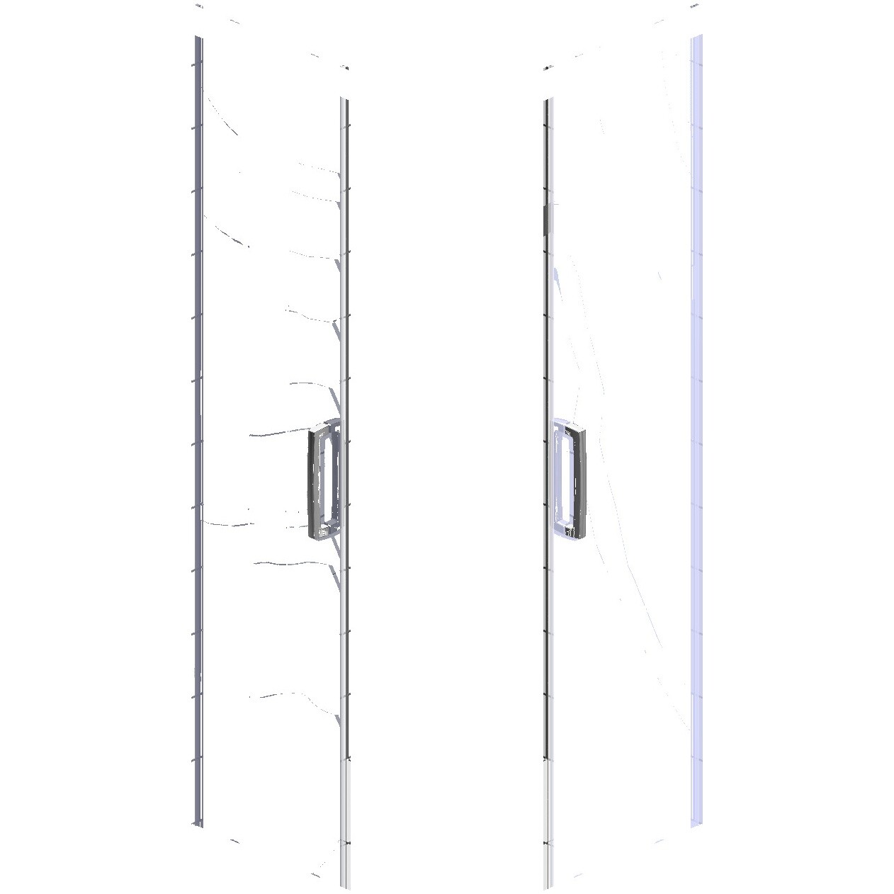 Душевой уголок 95х95 см хром глянец, стекло матовое Stworki "Дублин" - изображение 27