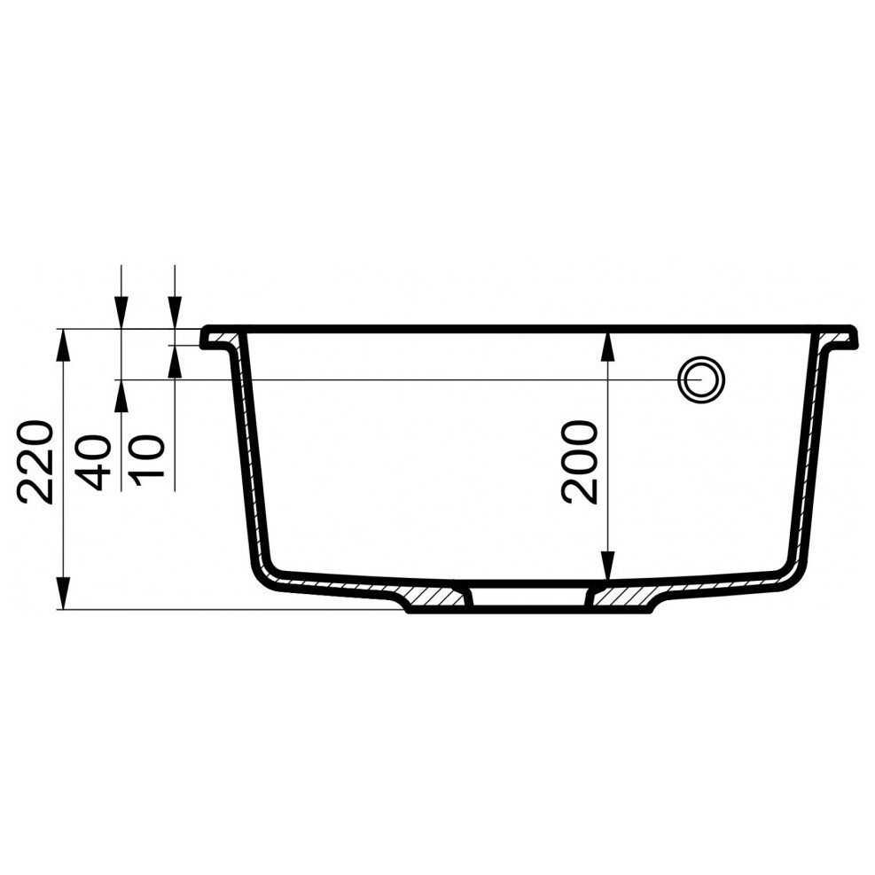 Мойка кухонная белая Milacio Murcia 51 Cuarzo MC.77022 - изображение 5