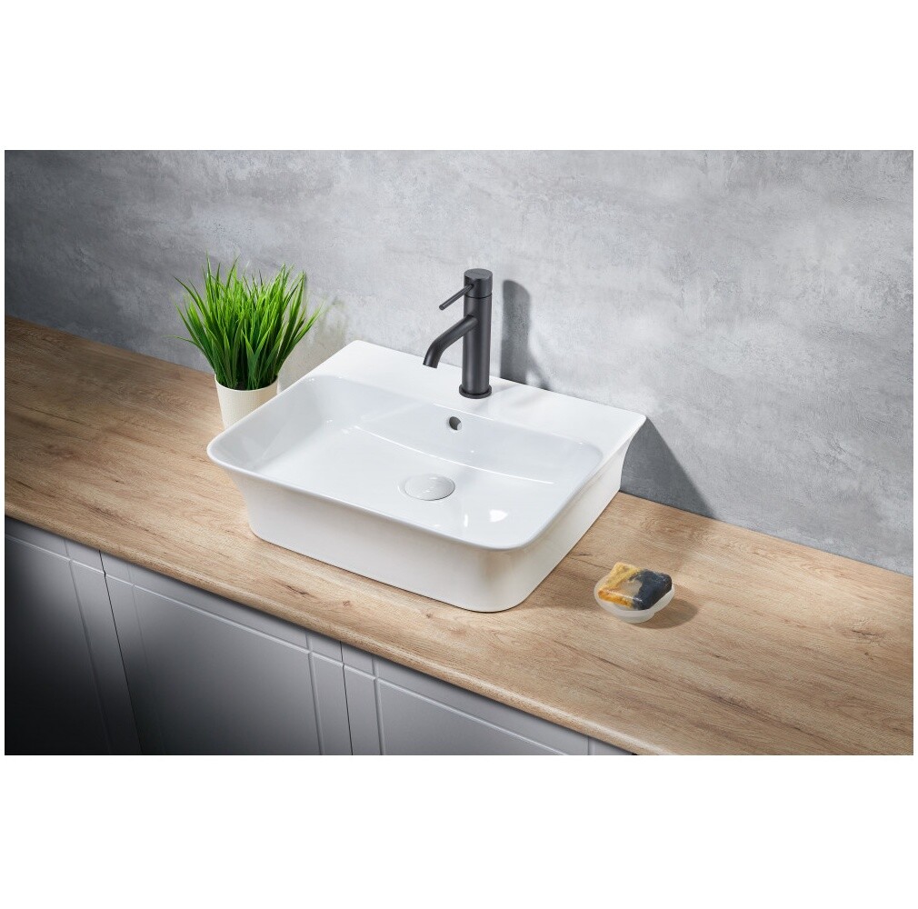 Смеситель для раковины однорычажный черный матовый Milacio Ultra MCU.550.MB - изображение 5