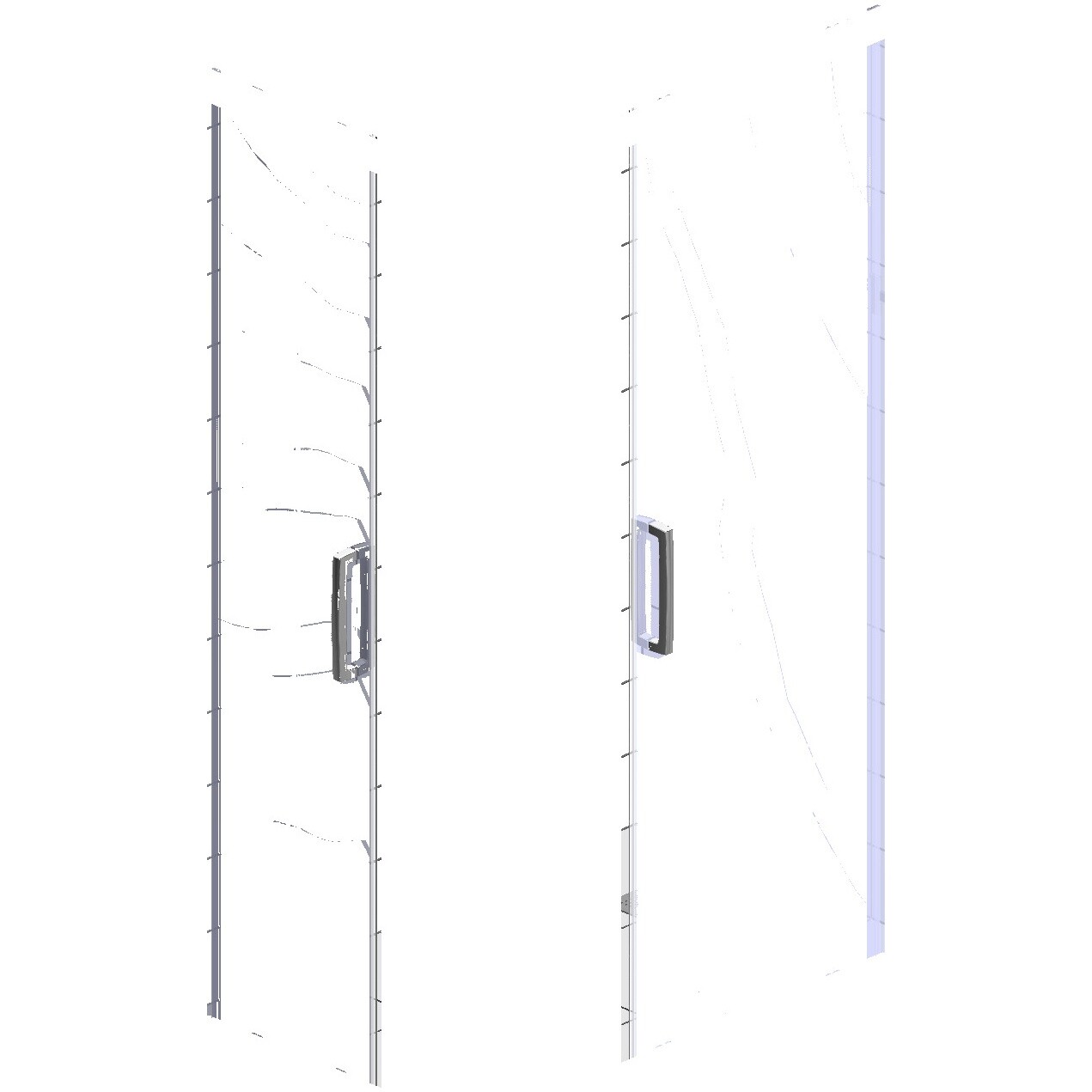 Душевой уголок 110х90 см хром глянец, стекло матовое Stworki "Карлстад" - изображение 23