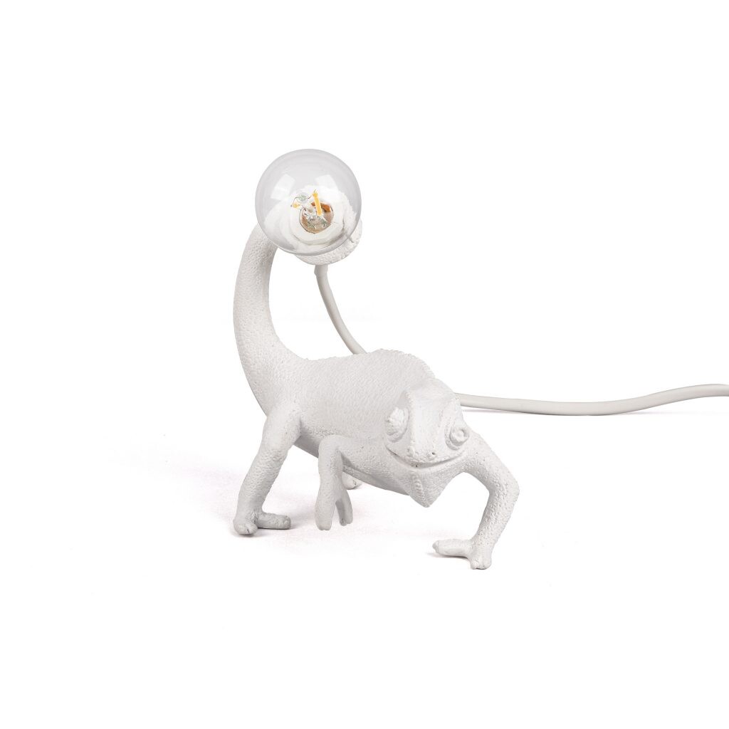 Настольная лампа белая Chameleon Still USB 15090