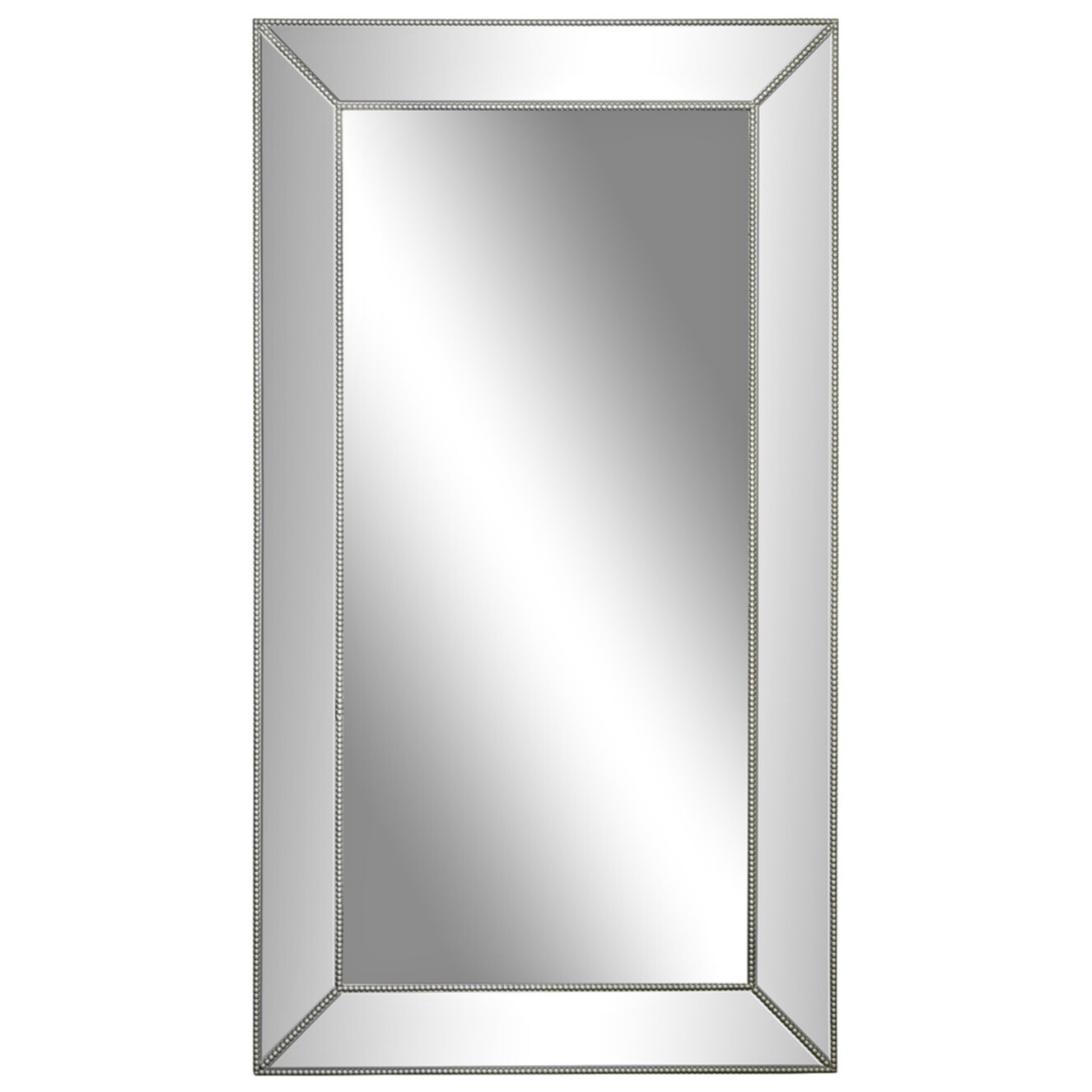 Зеркало напольное прямоугольное 100х180 см хром