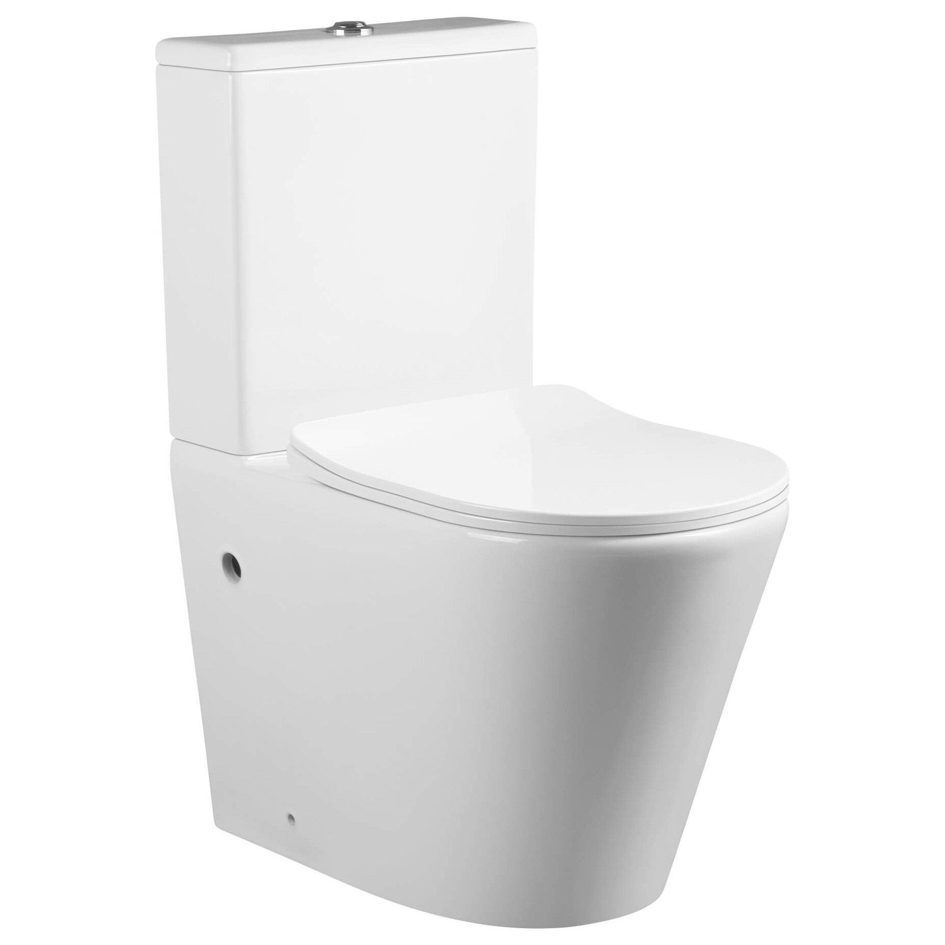 Унитаз напольный безободковый с сиденьем микролифт белый Cerutti SPA Sella GW CT9864