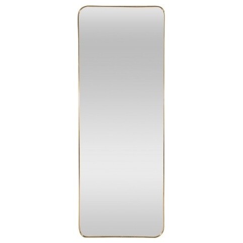 Зеркало настенное ростовое прямоугольное в раме золото Smart XL Gold Smal