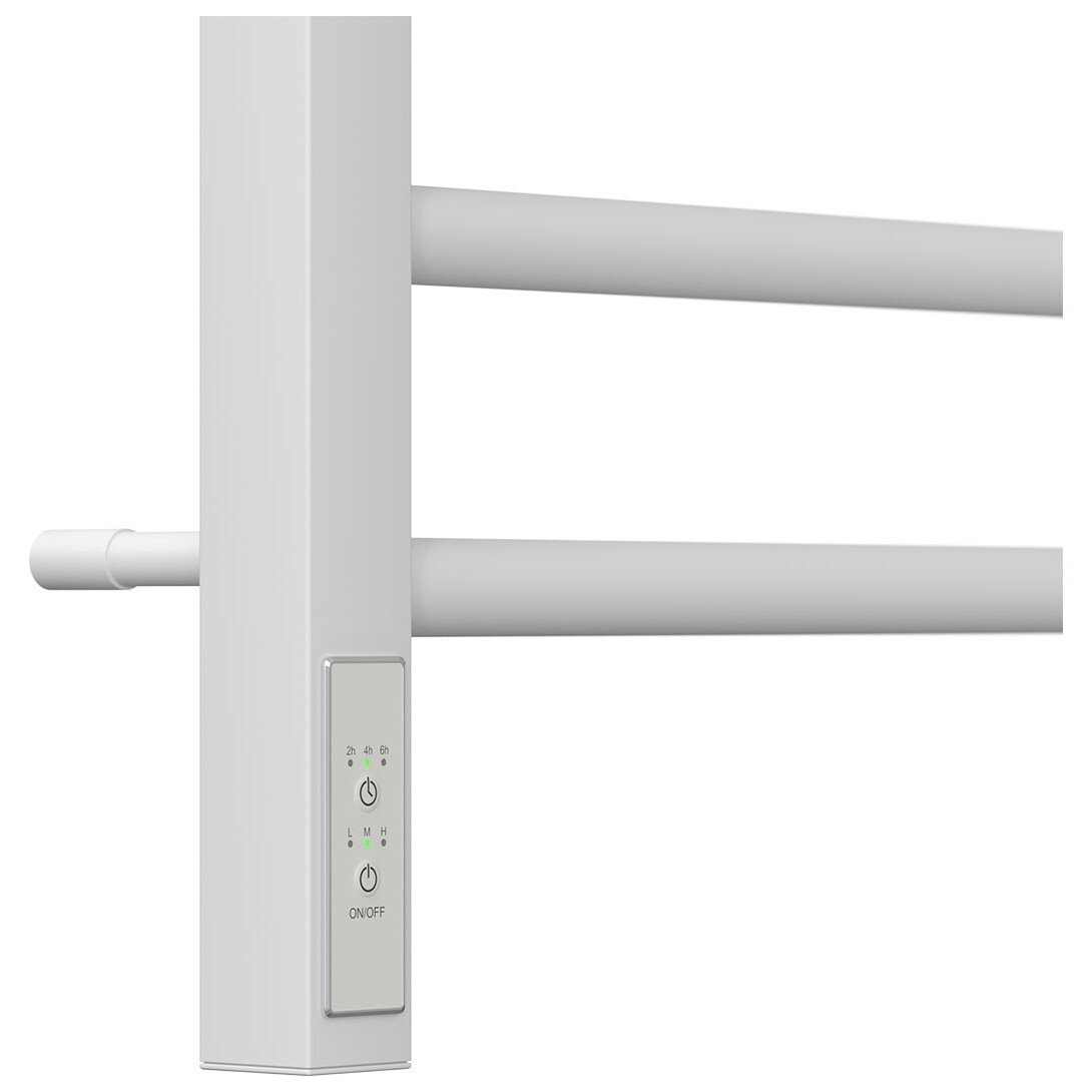 Полотенцесушитель электрический 50х80 см с диммером слева белый Point "Веста" PN70758W П9 - изображение 4