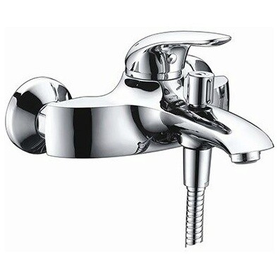 Душевой комплект с лейкой и коротким изливом хром Wasserkraft Rossel 2801 - изображение 1