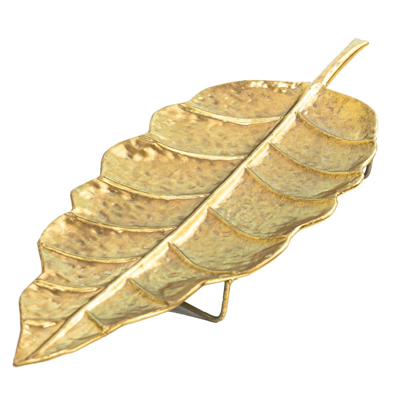 Блюдо декоративное металлическое золото Glasar 57-005