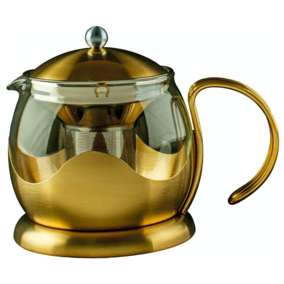 Чайник заварочный золотой 660 мл, на 2 чашки La Cafetière