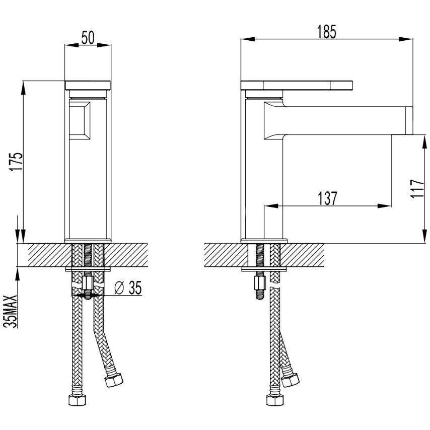 Душевой комплект с тропическим душем черный Stworki "Малунг" S11010BG, S11170BG - изображение 4
