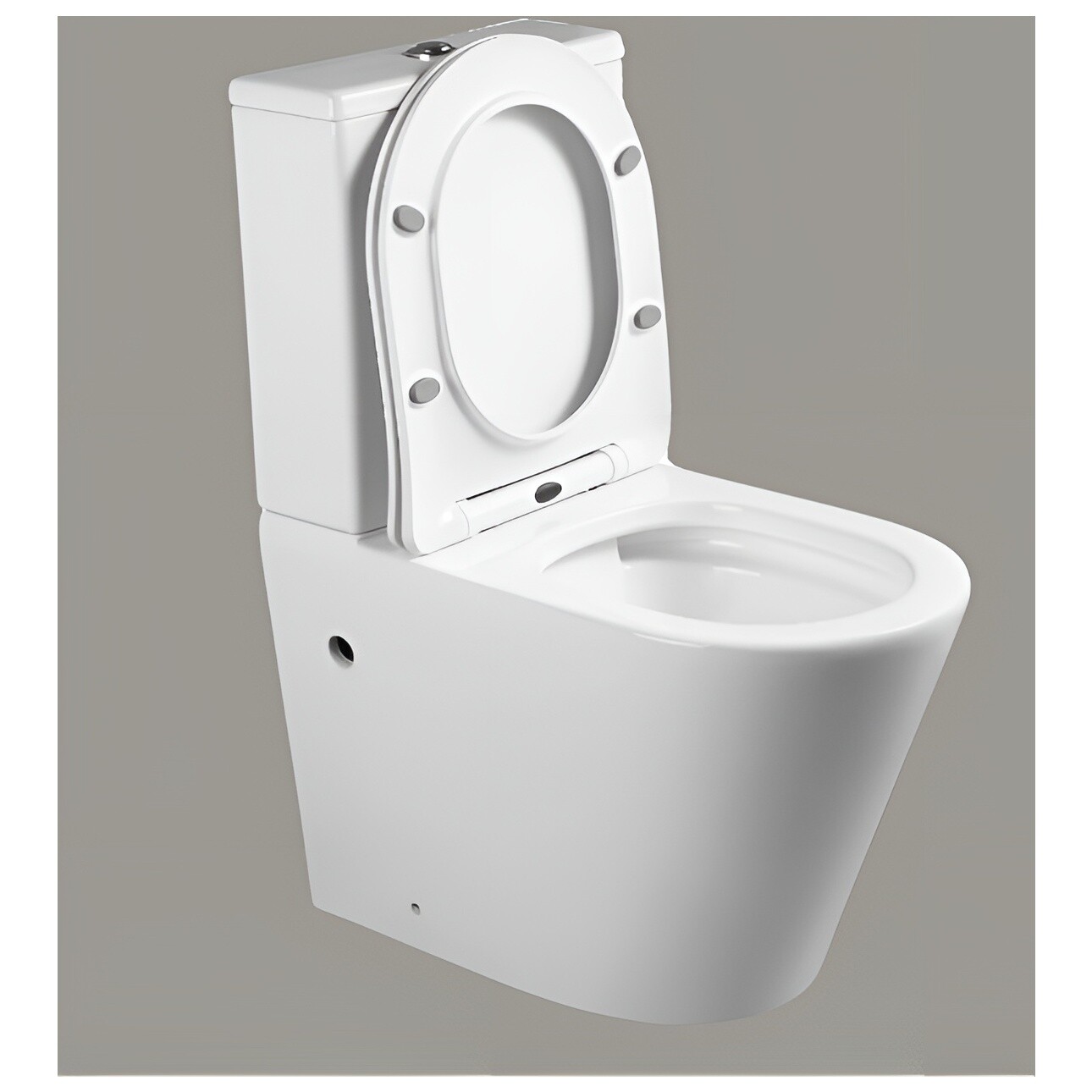 Унитаз напольный безободковый с сиденьем микролифт белый Cerutti SPA Sella GW CT9864 - изображение 7