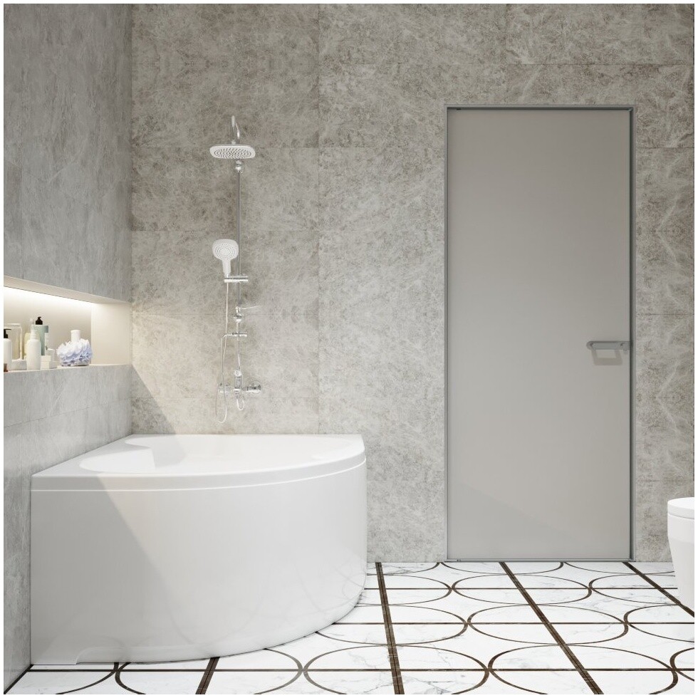 Ванна акриловая 170х110 см обрезанная левая белая Triton "Мари" Щ0000046123 - изображение 5