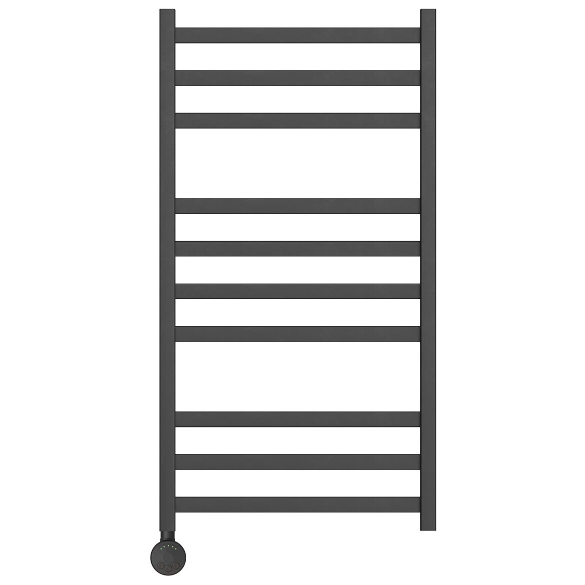 Полотенцесушитель электрический 50х100 см черный Point "Меркурий" PN83150BE П10 - изображение 4