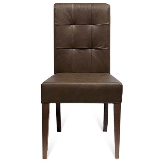 Обеденный стул с темными ножками коричневый &quot;Берген М&quot;