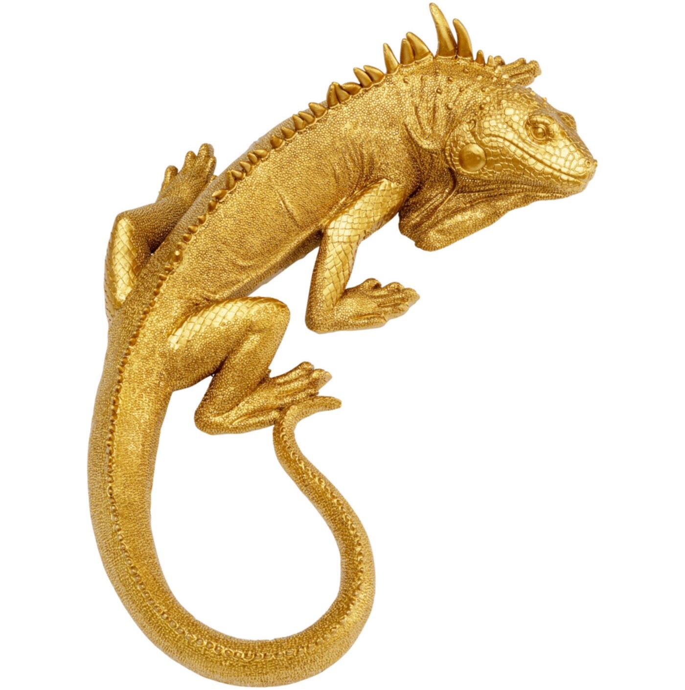 Украшение настенное 40х17 см золотое Lizard