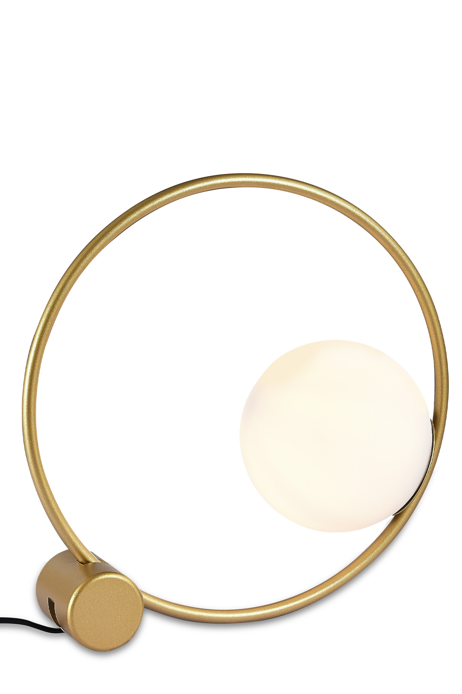 Лампа настольная белая матовая, золото Toledo V10531-1T