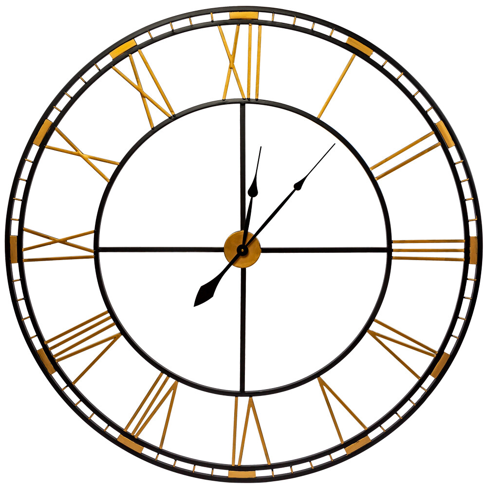 Часы настенные круглые бронзовые «Аль-Бейт»
