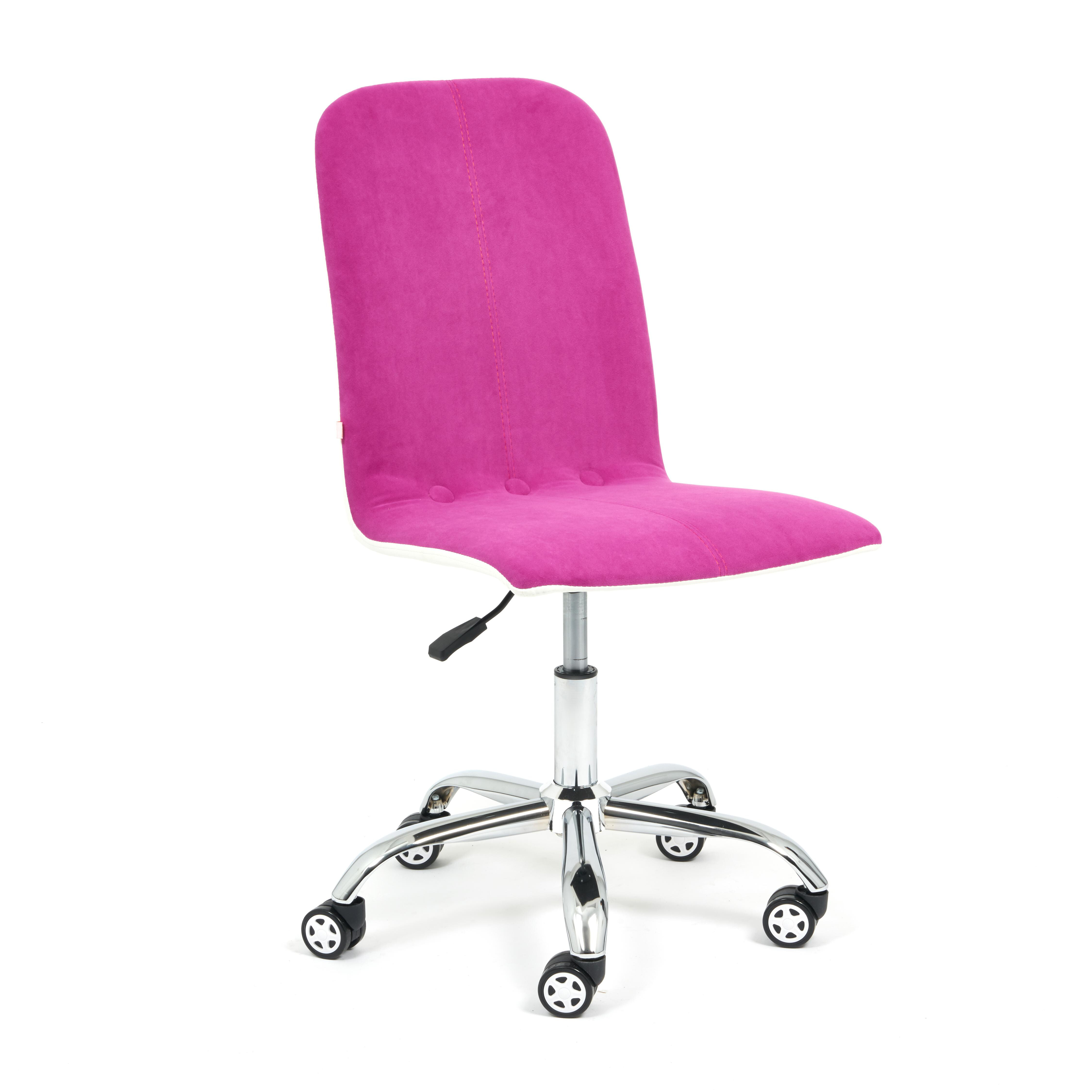 Офисное кресло на колесиках розовое Rio