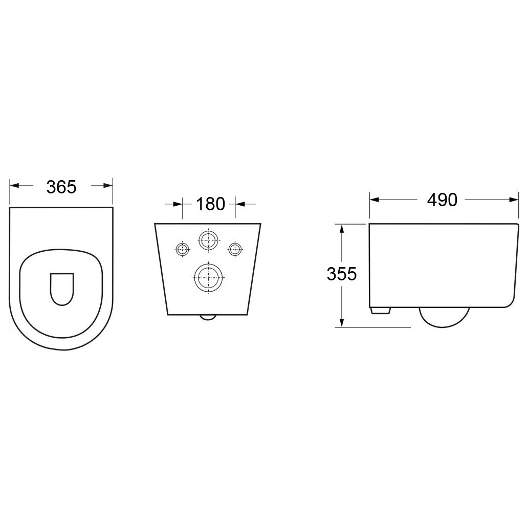 Унитаз подвесной безободковый черный матовый Cerutti SPA Tanaro Aria MB CT9238 - изображение 12