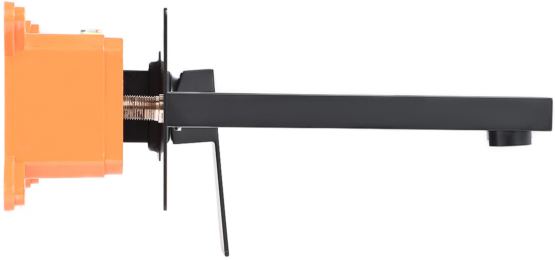 Смеситель для раковины встраиваемый однорычажный черный Stworki "Карлстад" KAS-04b - изображение 5