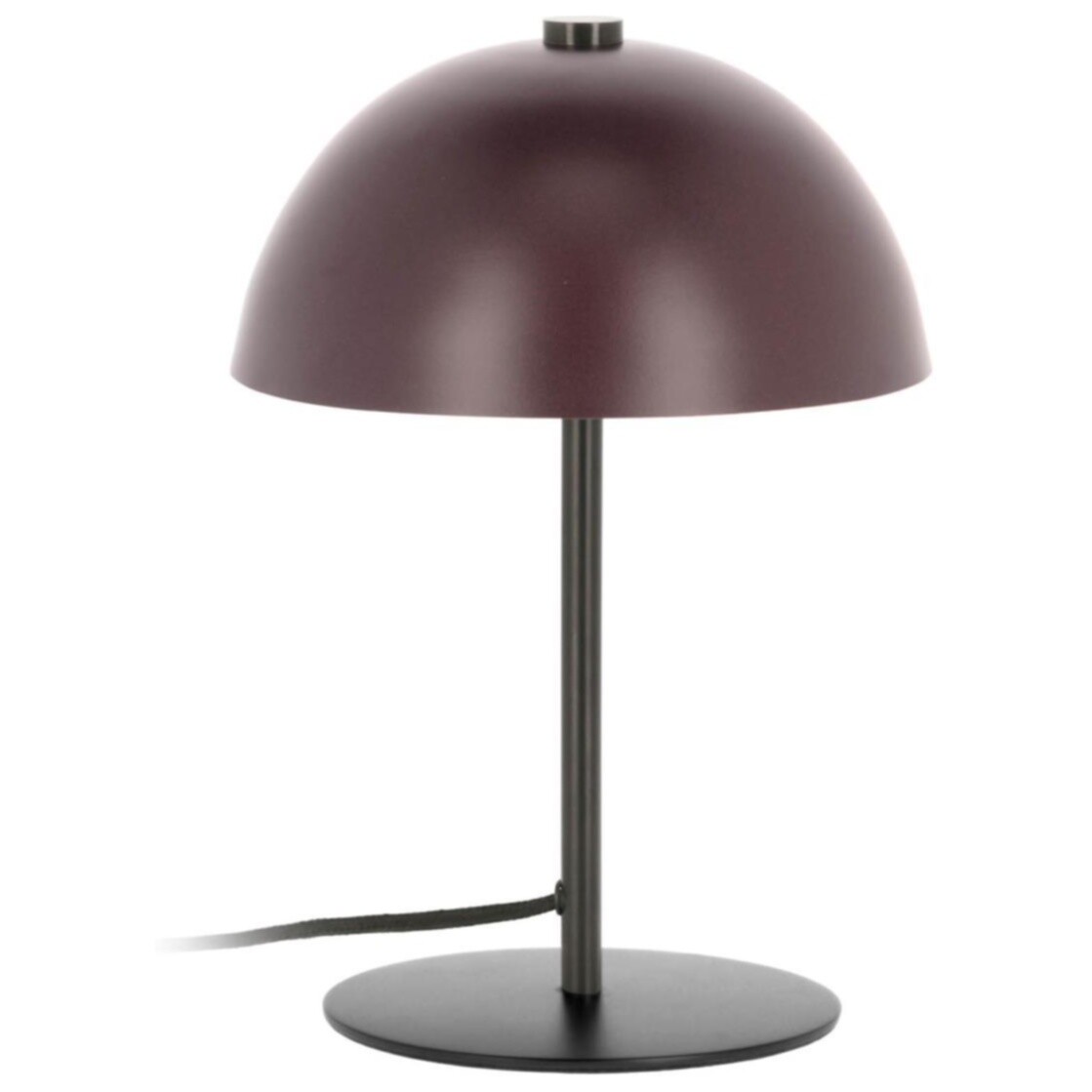 Лампа настольная с металлическим плафоном коричневая Aleyla от La Forma