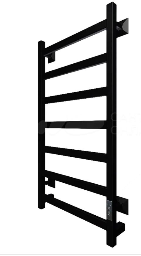 Полотенцесушитель электрический 80х40 см черный Ewrika "Пенелопа КВ7" - изображение 8