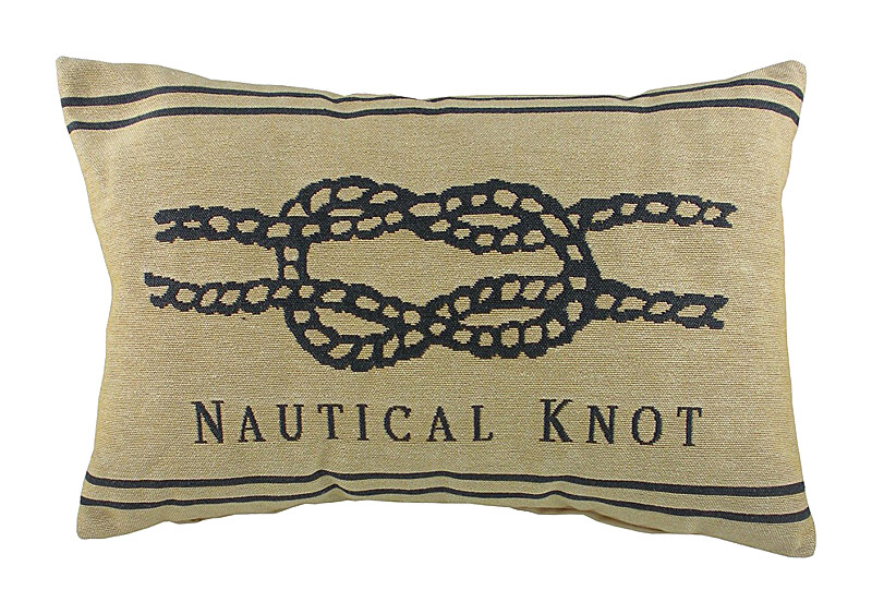 Подушка с морским узлом Nautical Knot Natural