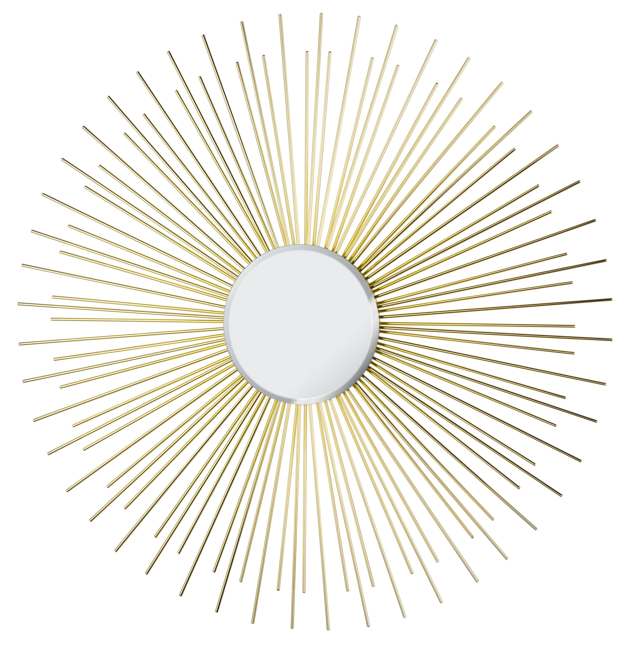 Зеркало-солнце металлическое 49 см золотое Tomas Stern