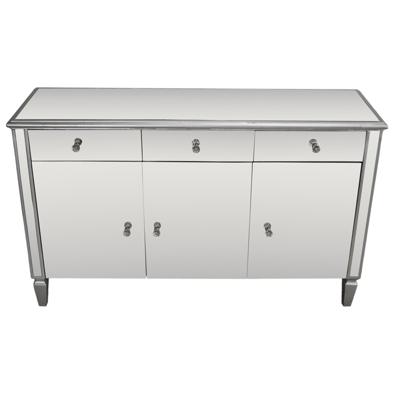Буфет для кухни зеркальный с ящиками Cabinet