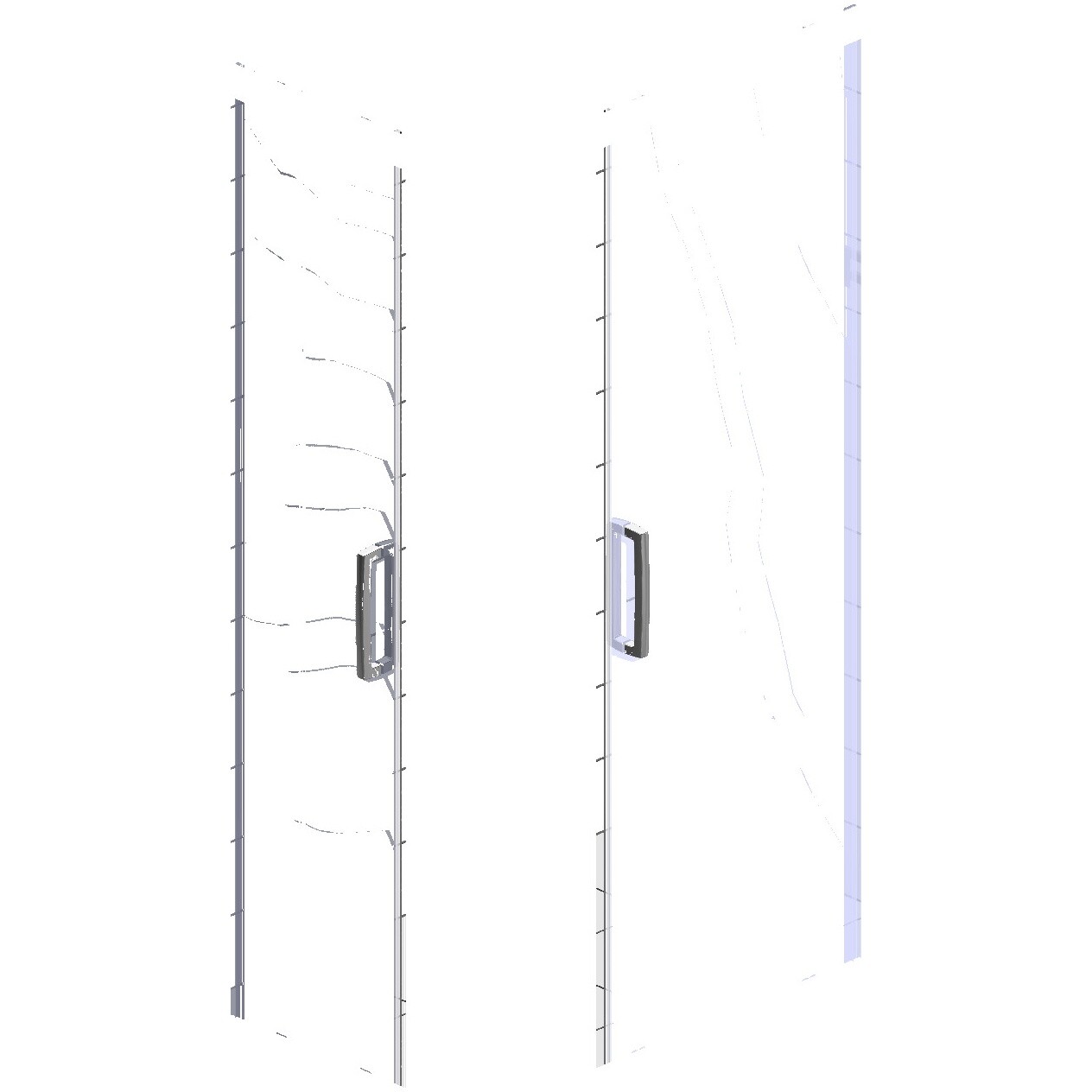 Душевой уголок 110х90 см хром глянец, стекло матовое Stworki "Карлстад" - изображение 18