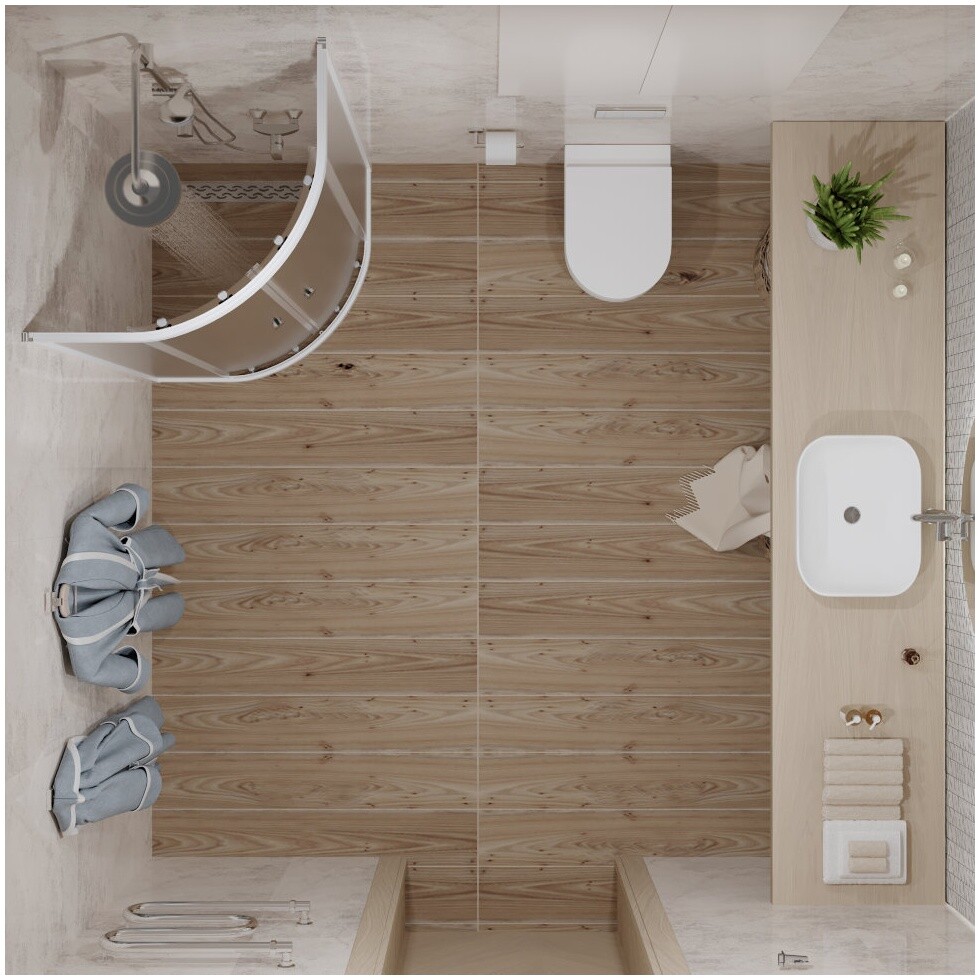 Душевой уголок 90х90 см белый Triton "Ультра" Щ0000064833 - изображение 7