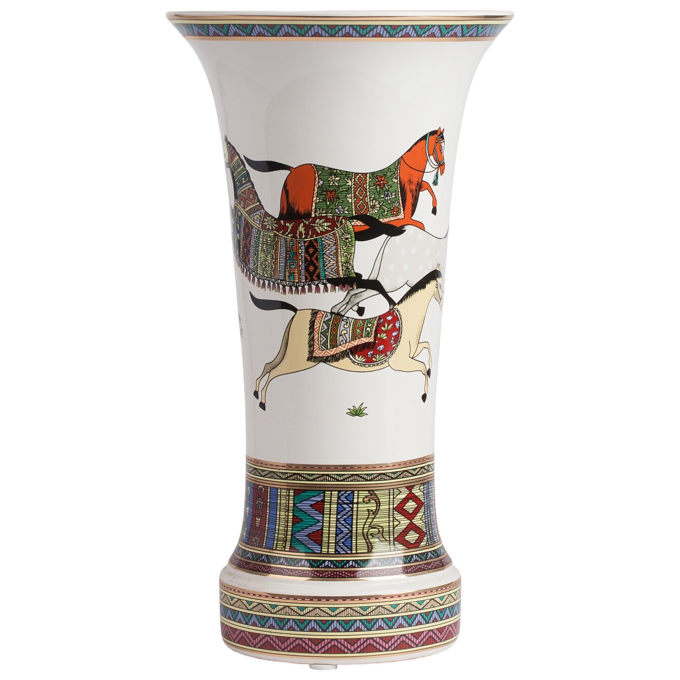Ваза фарфоровая с рисунком 15 см Antique Small