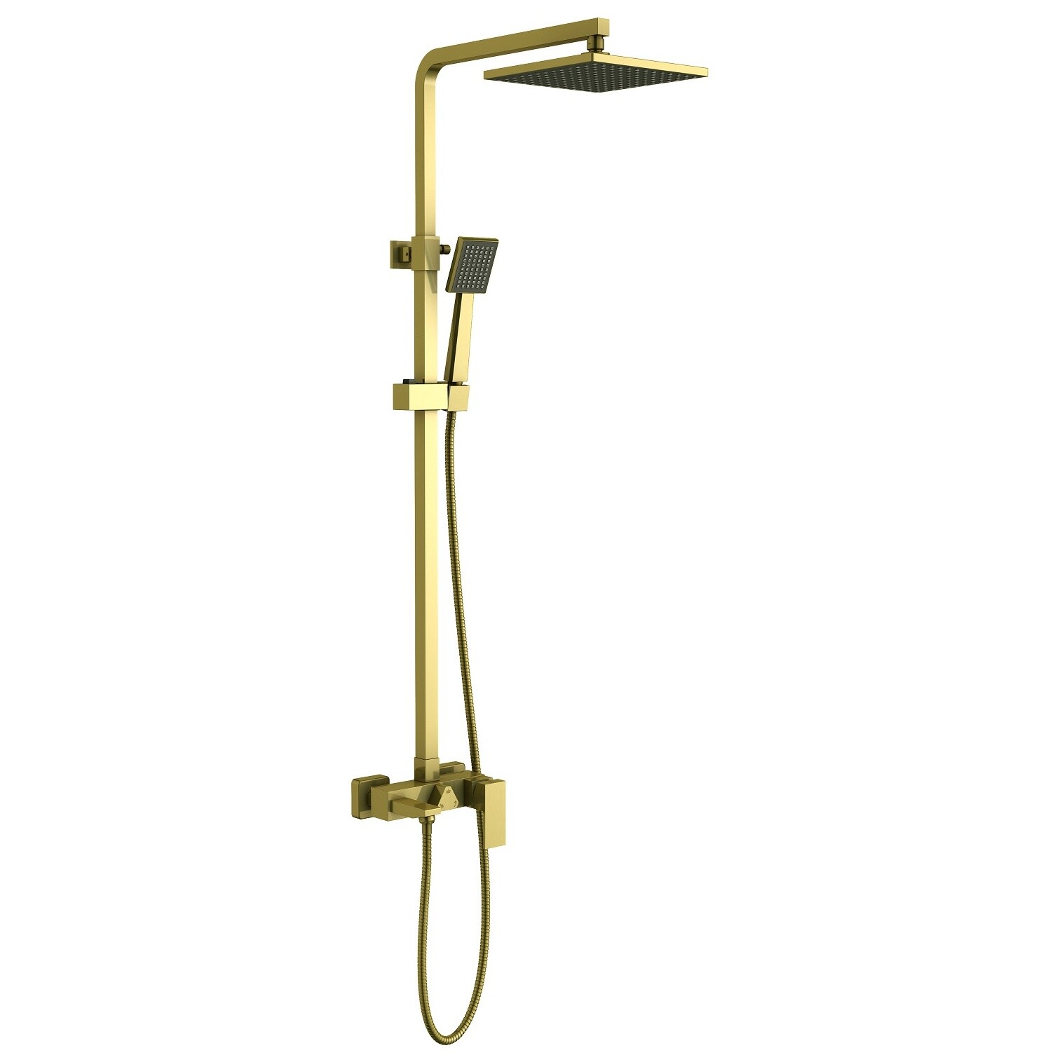 Душевой комплект с тропическим душем золотой Timo Selene SX-1030-17