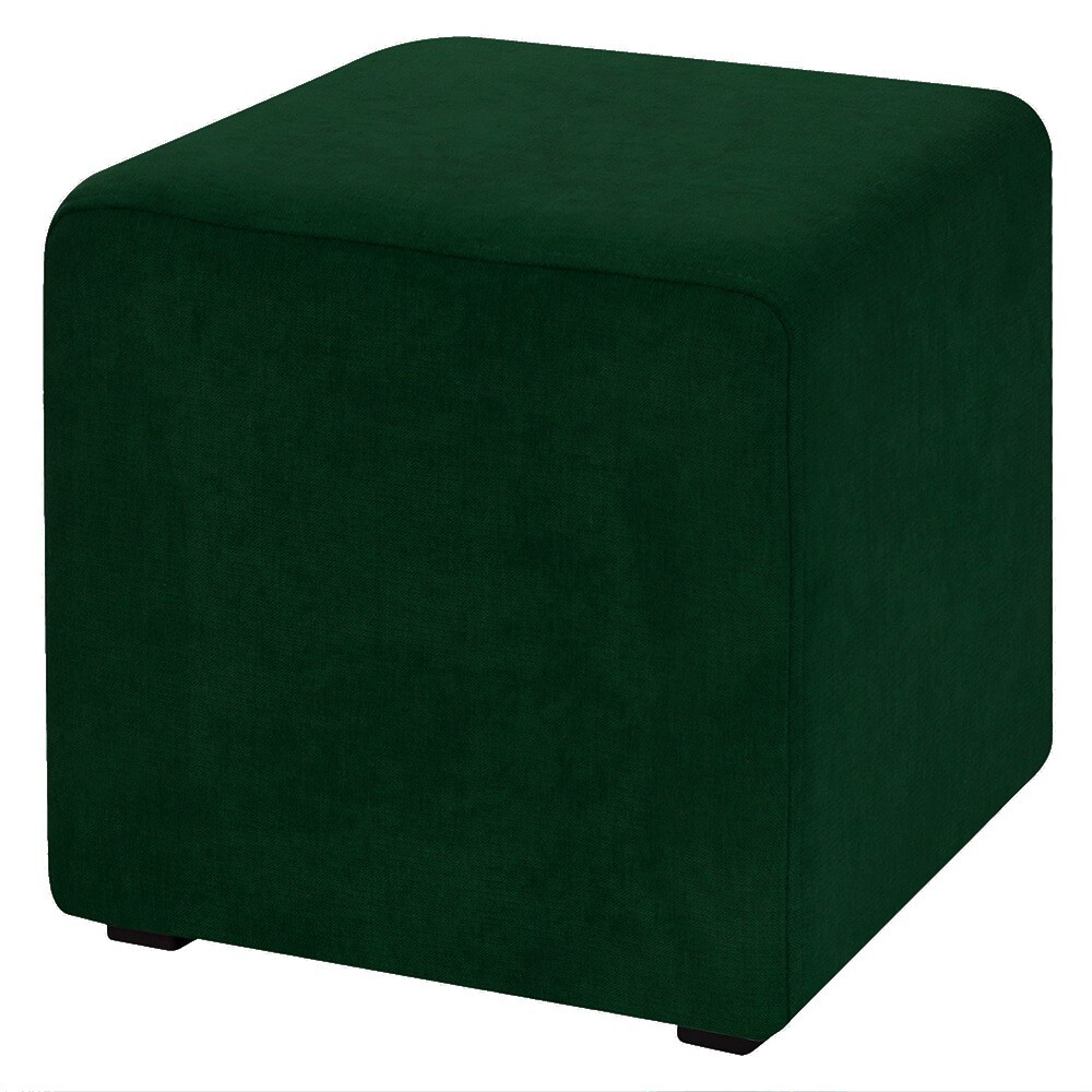 Мягкий пуф куб зеленый &quot;Валенсия&quot;