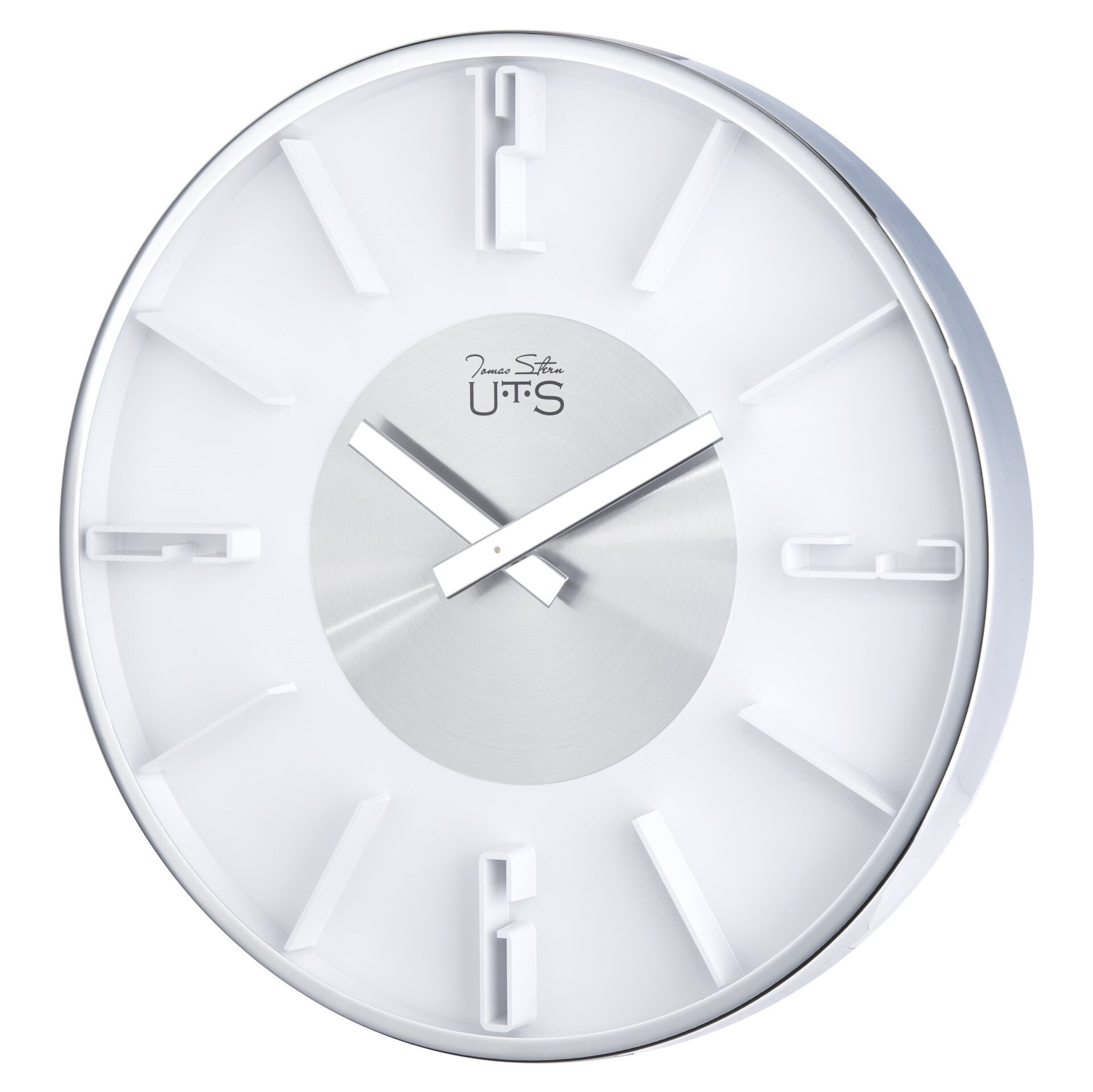 Часы настенные белые Tomas Stern 4005S