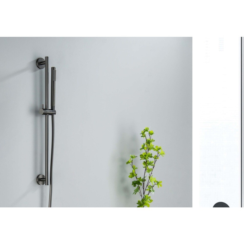 Душевая стойка с ручной лейкой черный хром Aquatek "Европа" AQ2012BGM - изображение 7