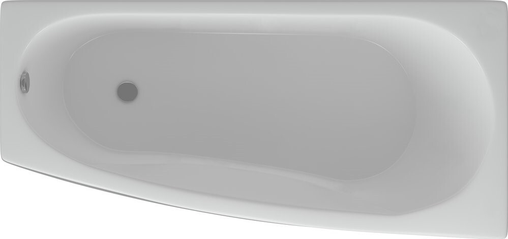 Ванна акриловая 75х160 см правая с экраном белая Aquatek &quot;Пандора&quot; PAN160-0000039
