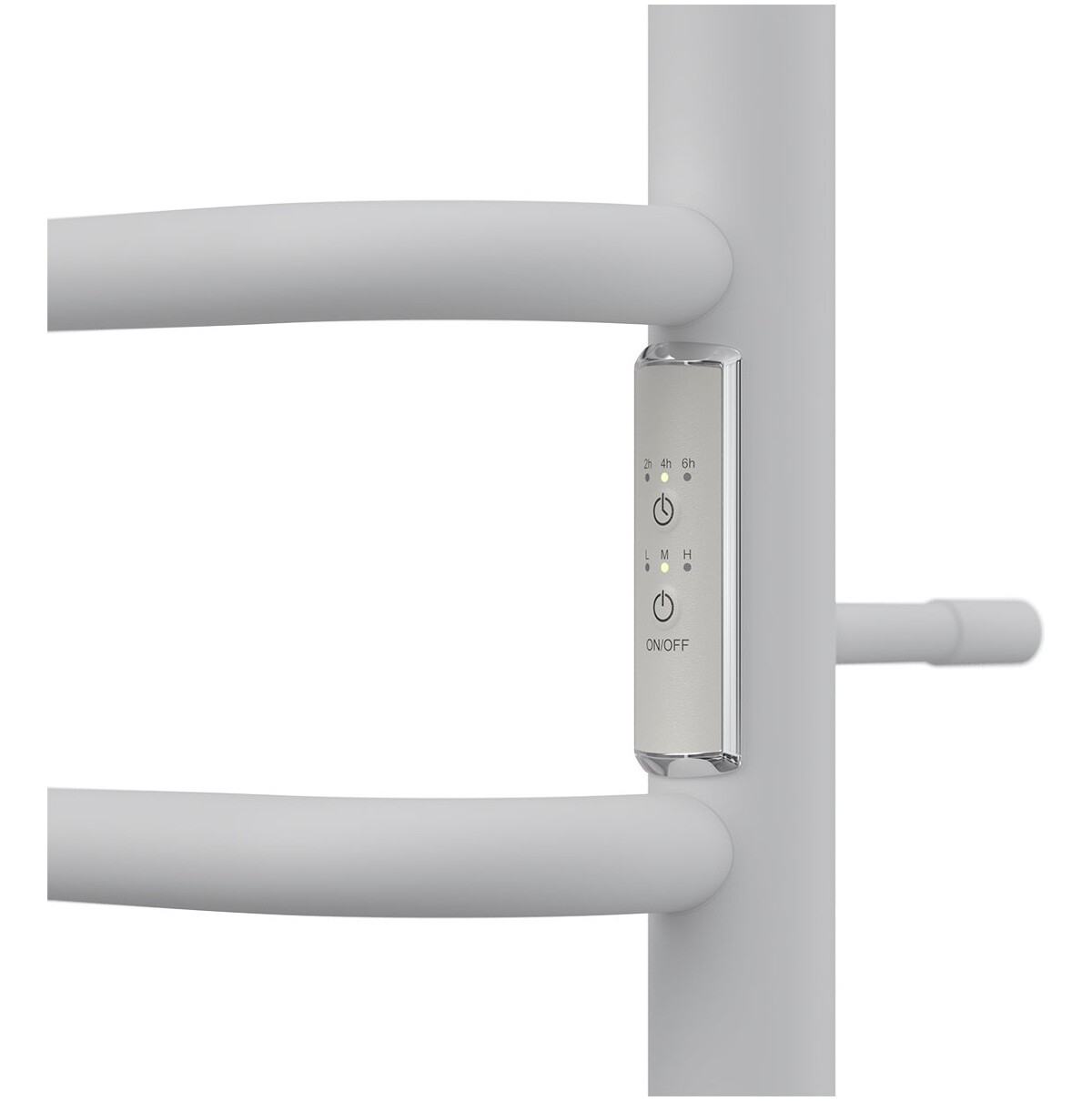 Полотенцесушитель электрический 40х60 с диммером справа белый Point "Сатурн" PN90846W П6 - изображение 4