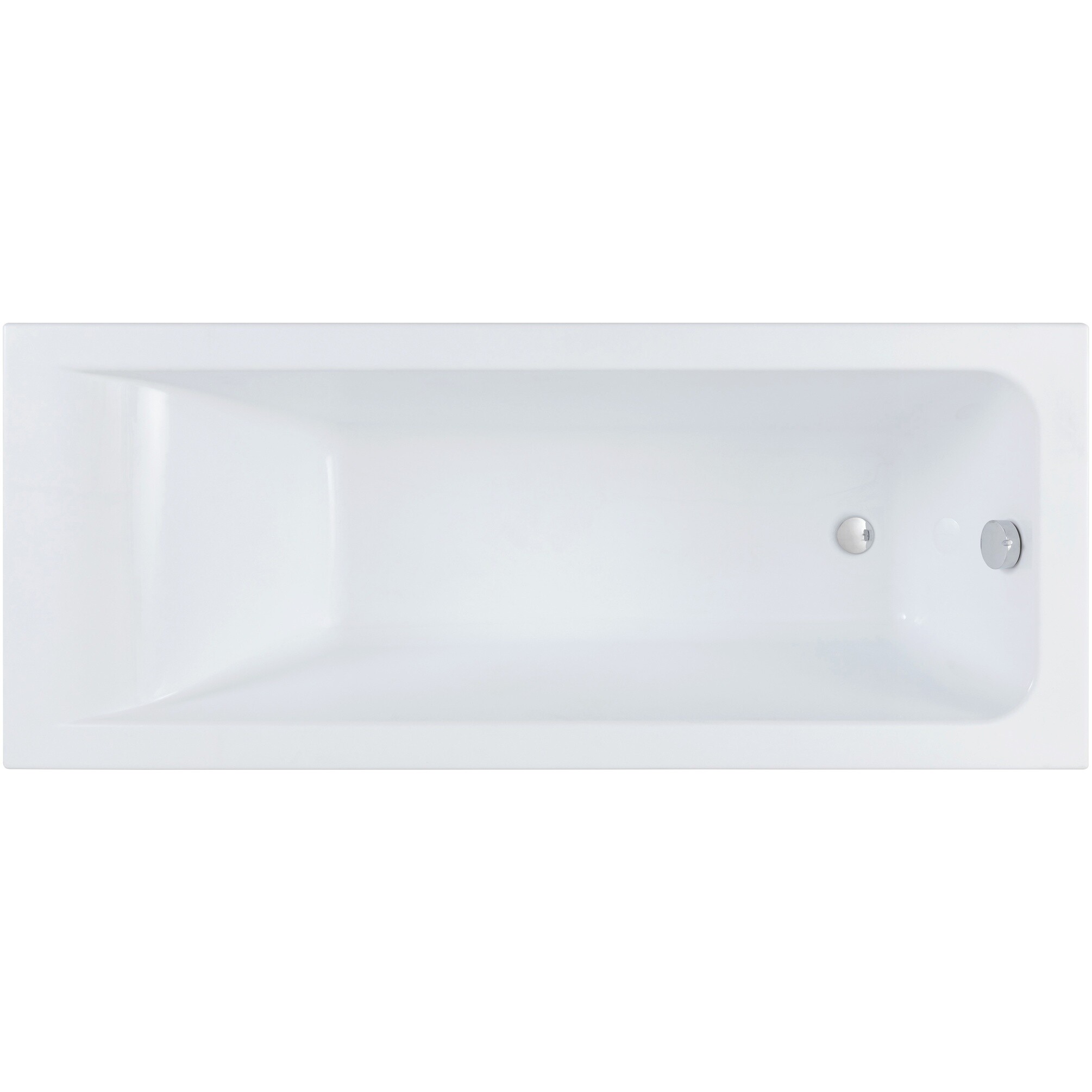 Ванна акриловая 180x70 см со шторкой белая Stworki &quot;Стокгольм&quot; 270051,STW-801-BL-T