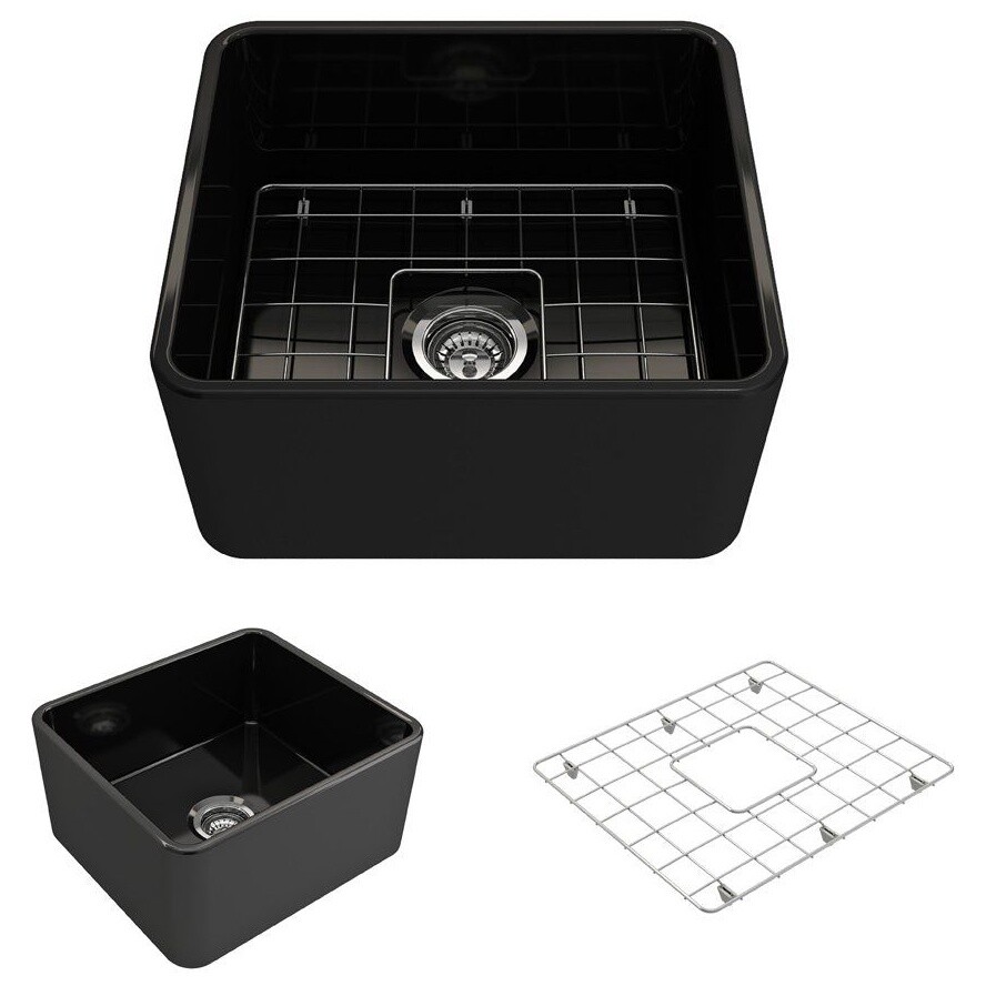 Мойка кухонная фарфоровая черная Bocchi Lavetto 1136-005-0120-03 - изображение 5