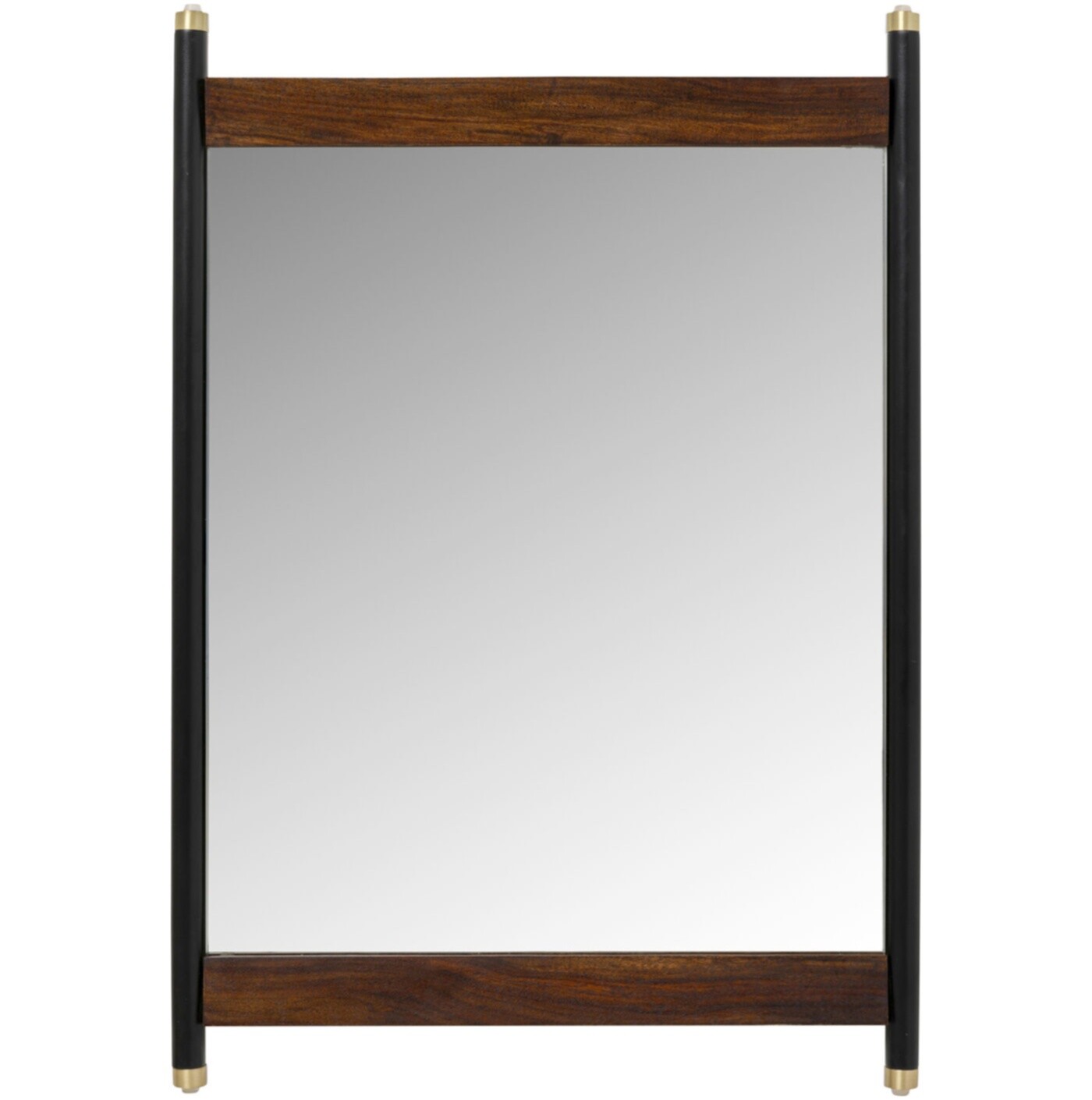 Зеркало настенное 80х55 см коричневое Ravello