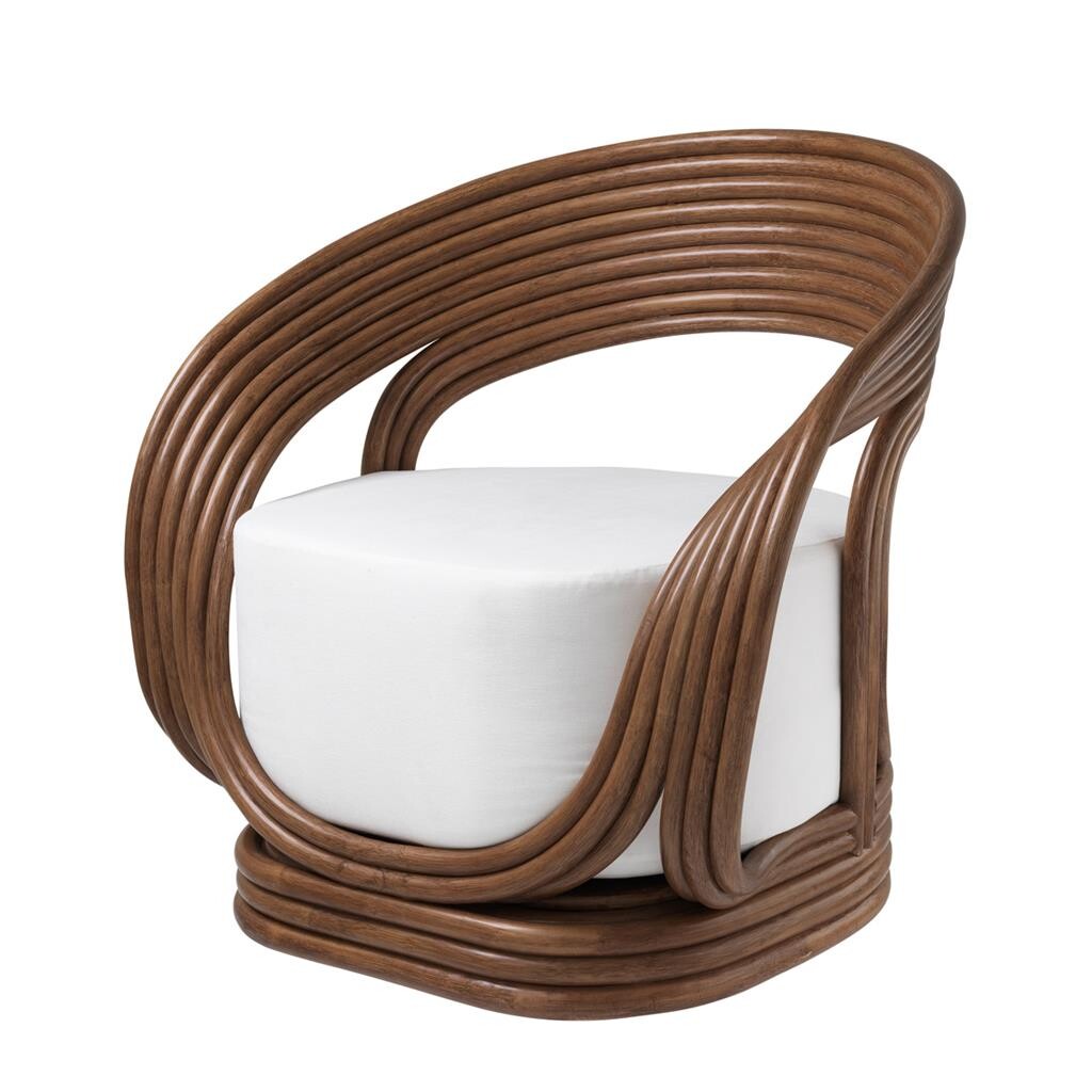 Кресло мягкое коричневое Romeo от Eichholtz