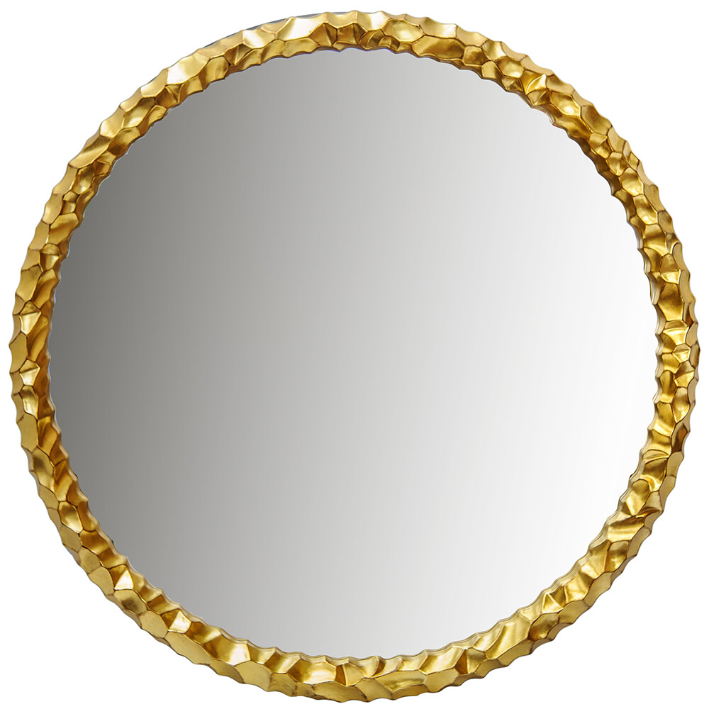 Зеркало настенное круглое золото 91,5 см &quot;Алиот Голд&quot;