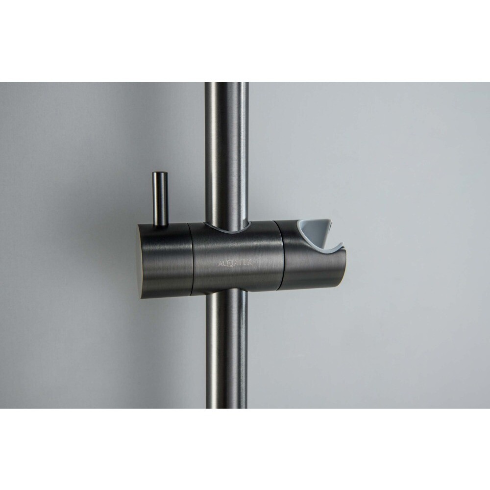 Душевая стойка с ручной лейкой черный хром Aquatek "Европа" AQ2012BGM - изображение 8