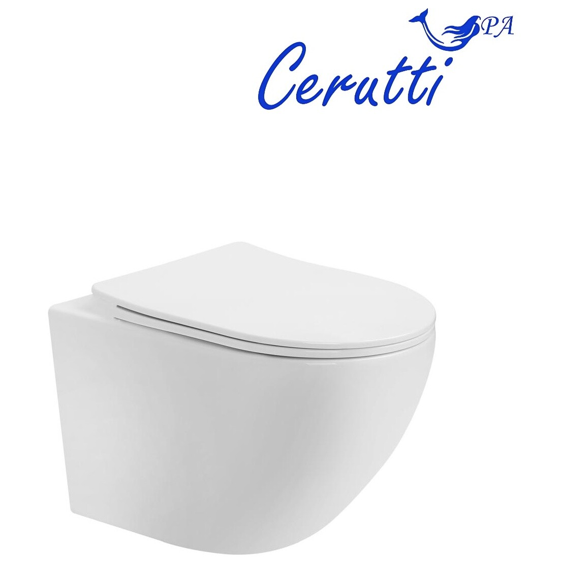 Унитаз подвесной безободковый белый Cerutti SPA Orlter Aria PP CT10571 - изображение 4