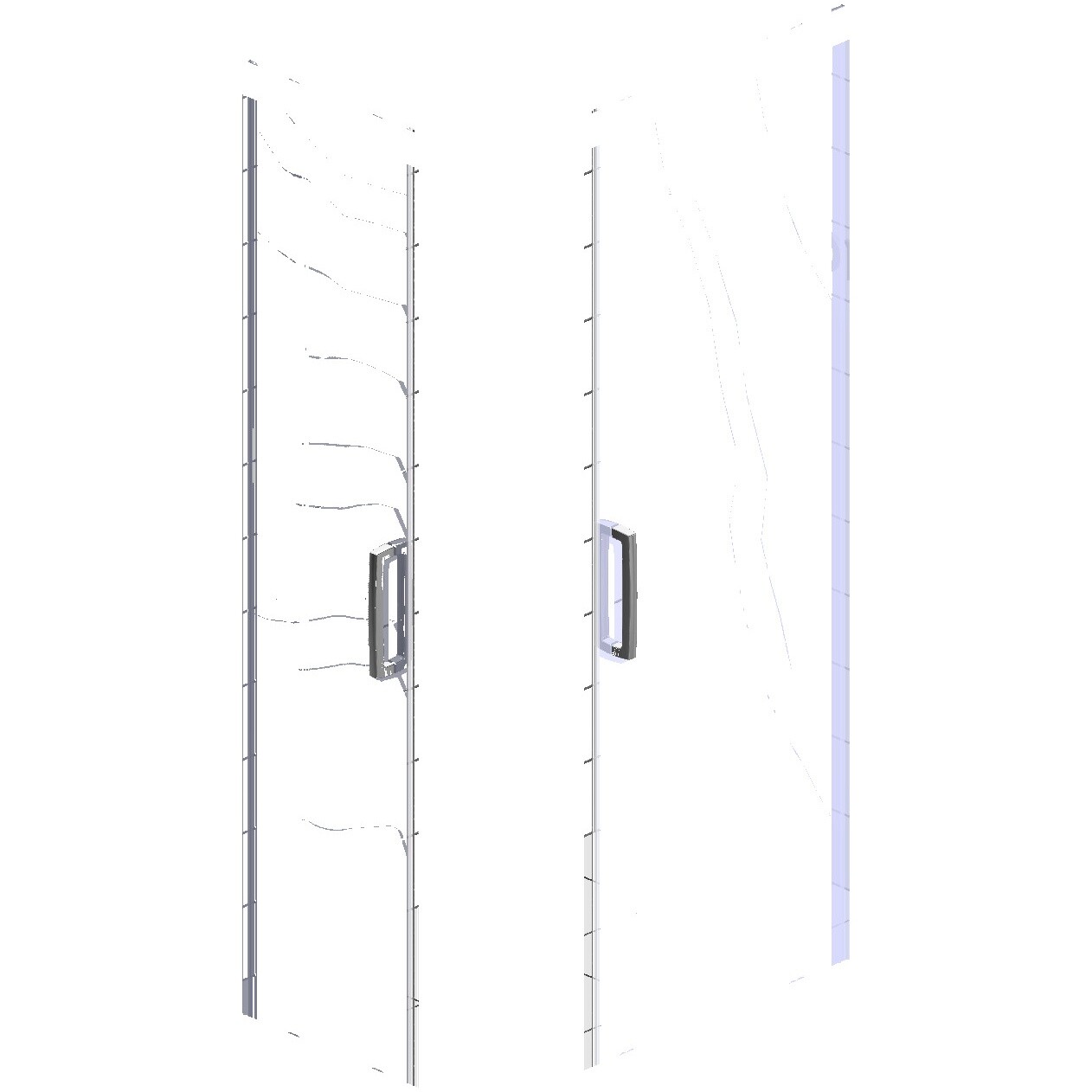 Душевой уголок 110х90 см хром глянец, стекло матовое Stworki "Карлстад" - изображение 16