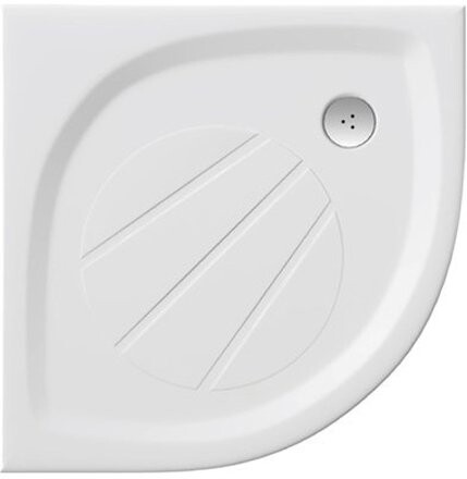 Душевой поддон из литого мрамора 90x90 см белый Ravak Elipso Pro XA237701010
