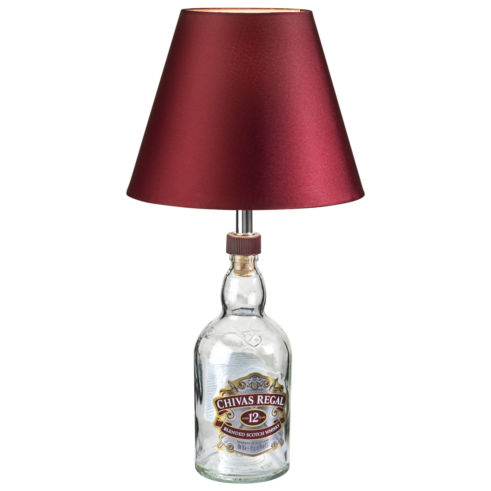 Настольная лампа с абажуром гранатовая, прозрачная Liquor Dessert Kit 156178
