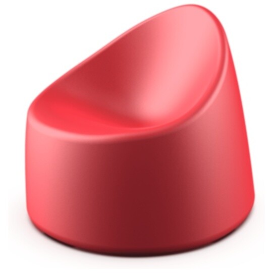 Кресло пластиковое красное Smoov Chili Red